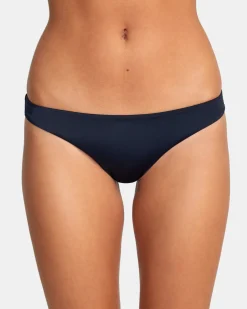 RVCA SOLID CHEEKY BIKINI BOTTOMS Black Sale