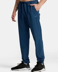 RVCA SPECTRUM TECH TECHNICAL CHINOS Army Blue Hot