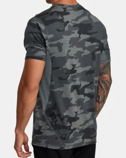 RVCA SPORT VENT PERFORMANCE TEE Camo New