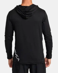 RVCA SPORT VENT TECHNICAL HOODED TOP Black Online