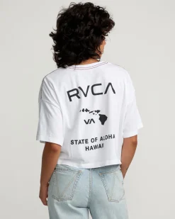 RVCA STATE OF ALOHA TEE White Online