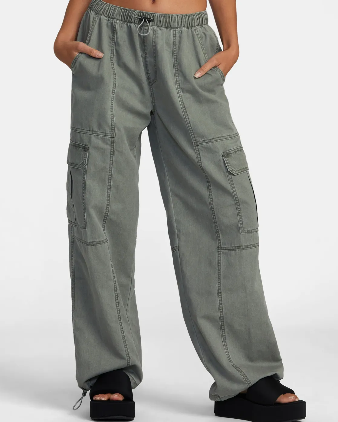RVCA STOWAWAY CARGO PANTS Olive Outlet