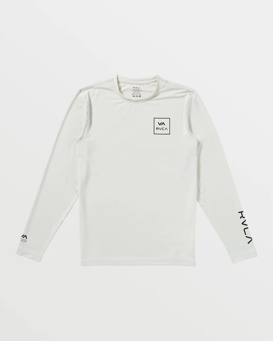 RVCA SURF SHIRT LONG SLEEVE SURF TEE Silver Bleach Online