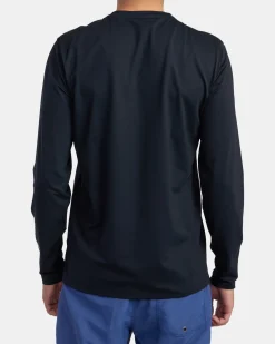 RVCA SURF SHIRT LONG SLEEVE SURF TEE Black Online