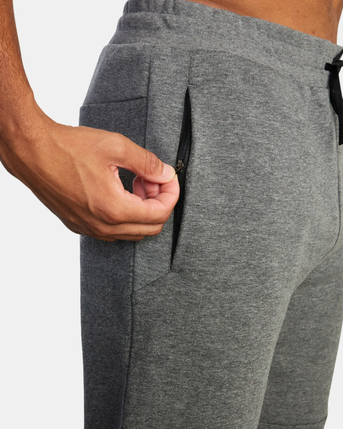 RVCA TECH FLEECE SWEATPANTS II Heather Grey 2 Online