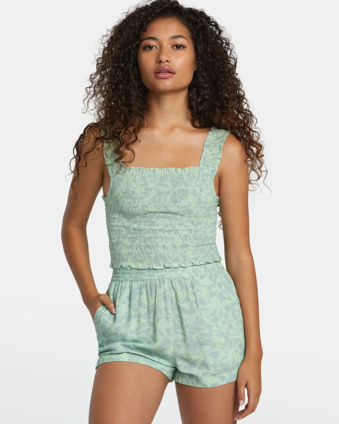 RVCA TERRACE ECO TANK TOP Seafoam