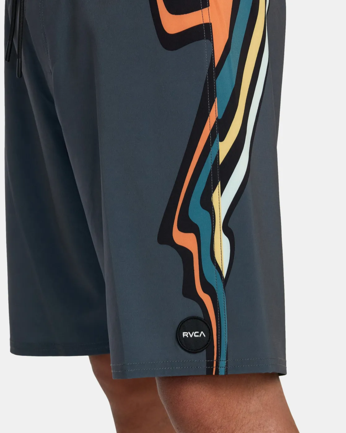 RVCA VA 19" BOARDSHORTS Black Multi New