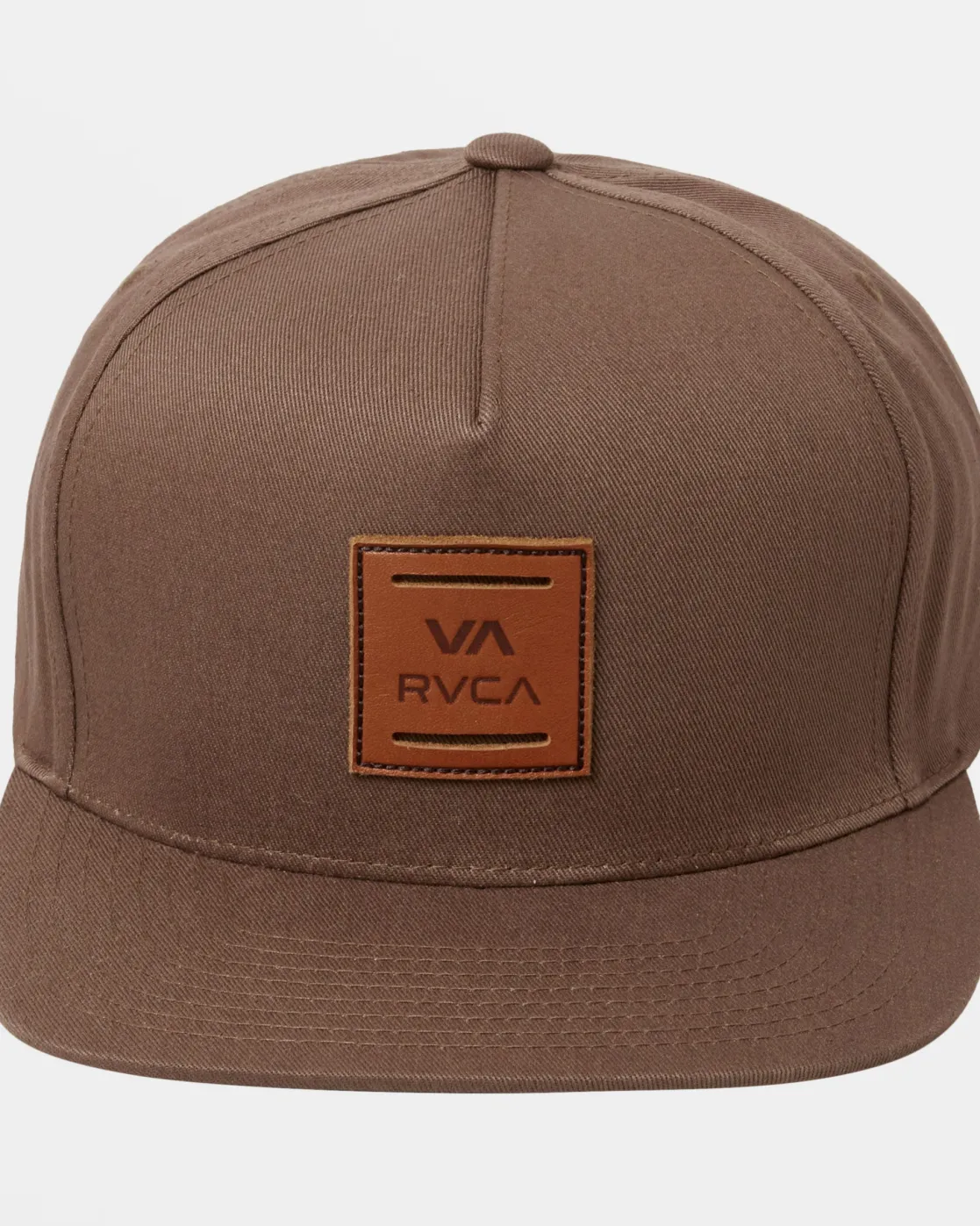 RVCA VA ALL THE WAY SNAPBACK HAT Wood Hot