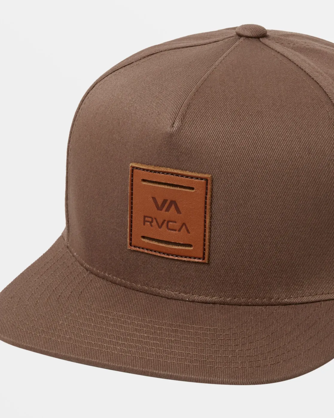 RVCA VA ALL THE WAY SNAPBACK HAT Wood Hot