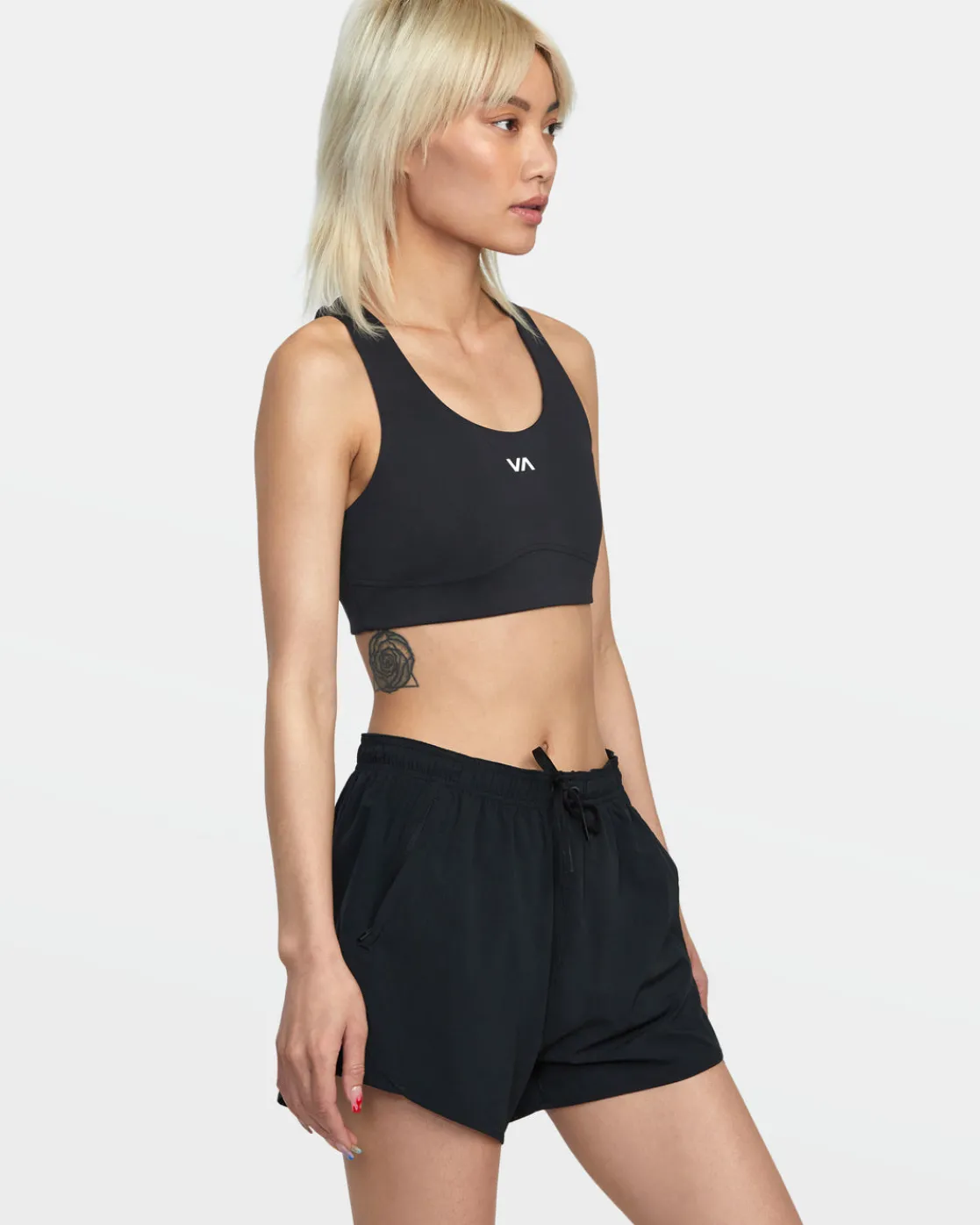 RVCA VA ESSENTIAL YOGGER 12" SPORT SHORTS Black Best