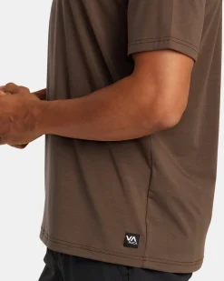RVCA VA SPORT BALANCE TECHNICAL TRAINING TEE Mocha Clearance