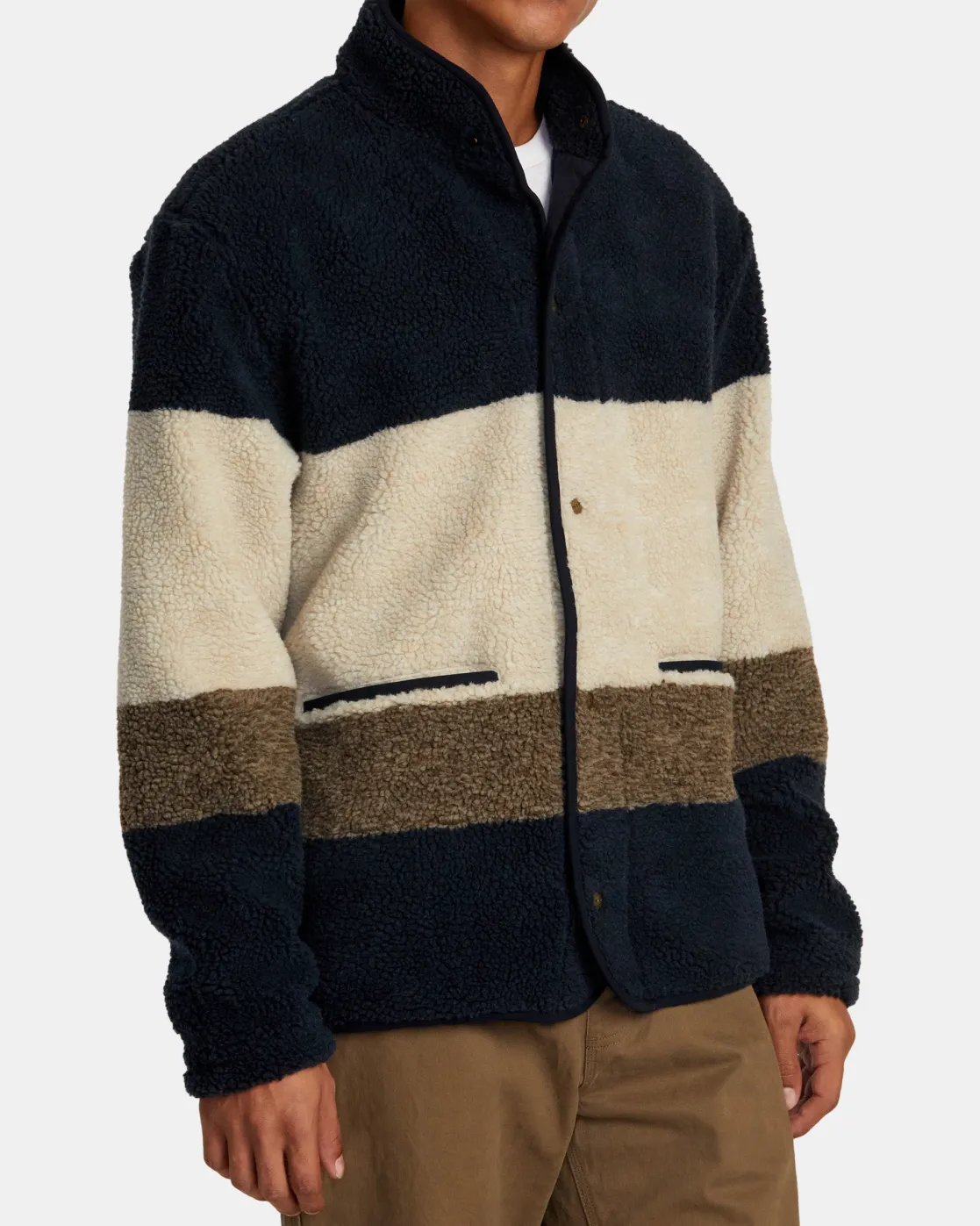 RVCA WESTWOOD SNAP JACKET Dark Khaki Hot