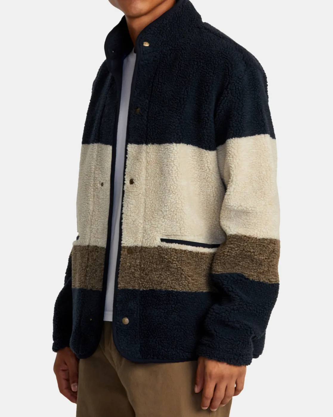 RVCA WESTWOOD SNAP JACKET Dark Khaki Hot
