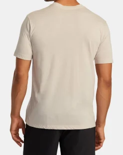 RVCA Y2 SHORT SLEEVE TEE Warm Grey Clearance