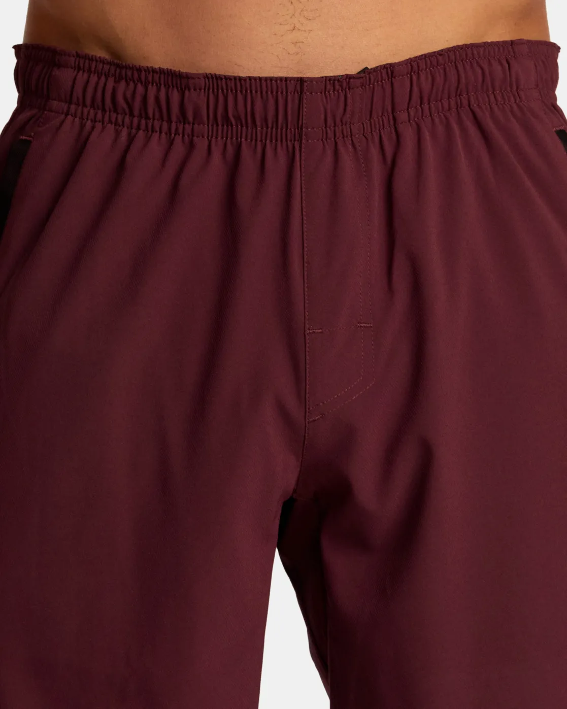 RVCA YOGGER STRETCH 17" ATHLETIC SHORTS Plum Best